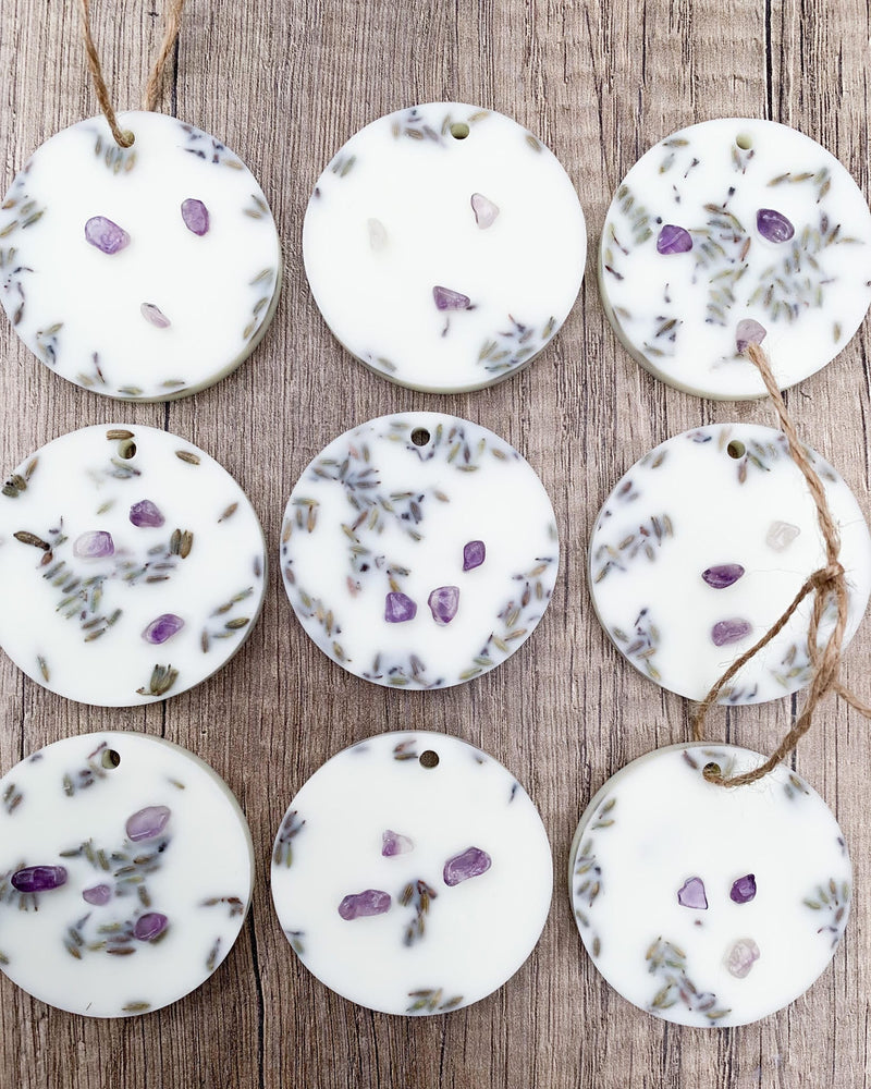 Fondant Parfumé Relaxant - Lavande, Thym, Romarin, fleurs de lavande & Améthyste